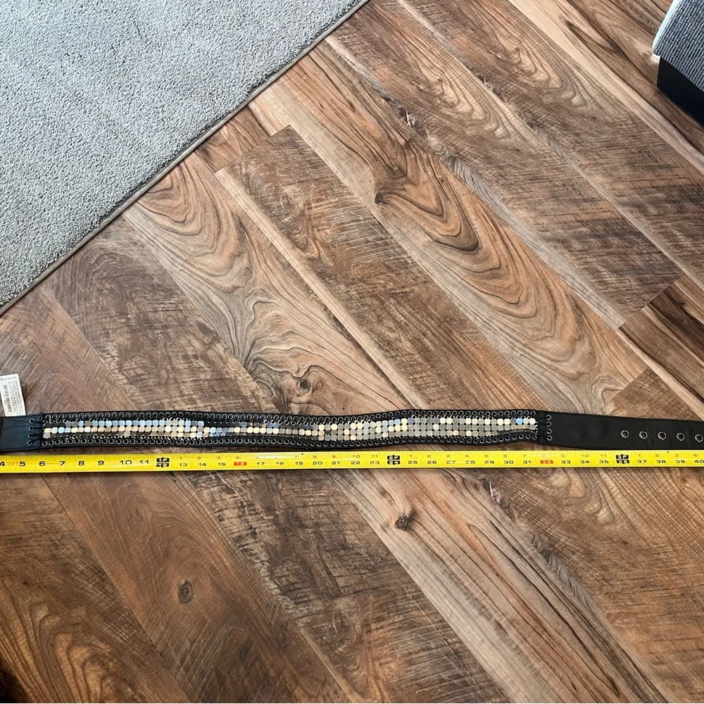 Bershka Black Leather Belt